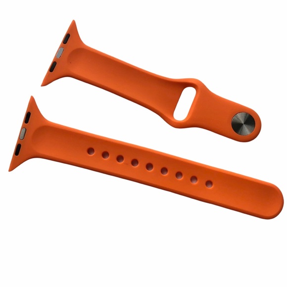 5/$20 NEW Orange SLiM Silicone Sport Band 44/45/49 mm S/M - Picture 4 of 8